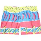 River Island Menspink Retro Abstract Print Swim Shorts