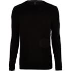 River Island Mens Cable Muscle Fit Jumper