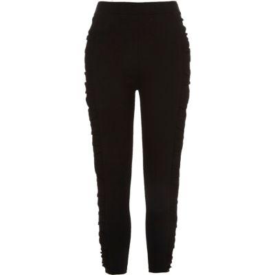 River Island Womens Frill Side Ponte Leggings