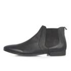 River Island Mens Brushed Leather Chelsea Boots