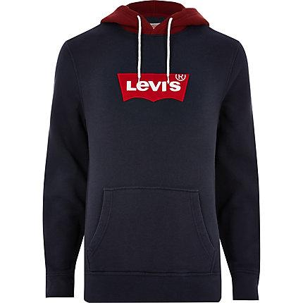 Mens Levi's Blocked Branded Hoodie