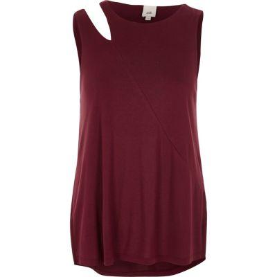 River Island Womens Split Shoulder Tank