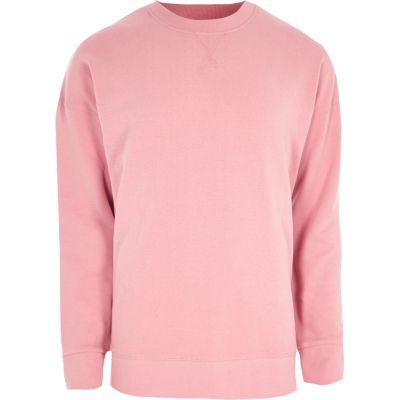 River Island Mens Crew Neck Slouch Sweatshirt