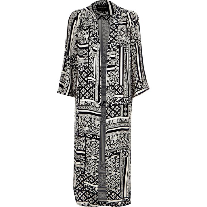 River Island Womens Scarf Print Lightweight Kimono