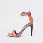 River Island Womens Barely There Square Toe Sandals