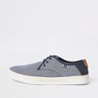 River Island Mens Espadrille Lace-up Plimsolls