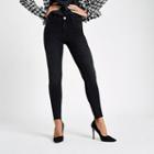 River Island Womens Amelie Ri Washed Black Jeans