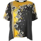 River Island Womens Plus Floral Print Silky Top
