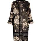 River Island Womens Floral Print Lace Insert Beach Duster