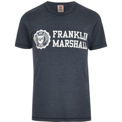 River Island Mens Franklin And Marshall Print T-shirt