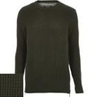 River Island Mensgreen Only & Sons Crew Neck Sweater