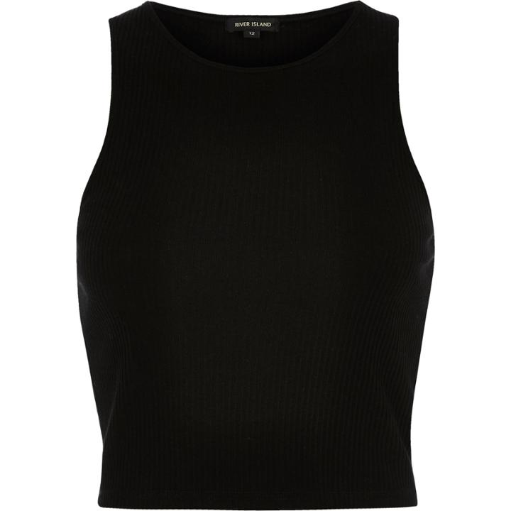 River Island Womens Ribbed Crop Top