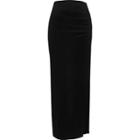 River Island Womens Jersey Ruched Maxi Skirt