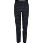 River Island Mens Check Skinny Fit Suit Pants