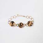 River Island Womens Tortoise Shell Layered Necklace