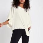 River Island Womens Loose Fit Tie Front Top