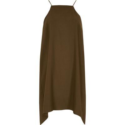 River Island Womens Ruched Back Swing Slip Dress
