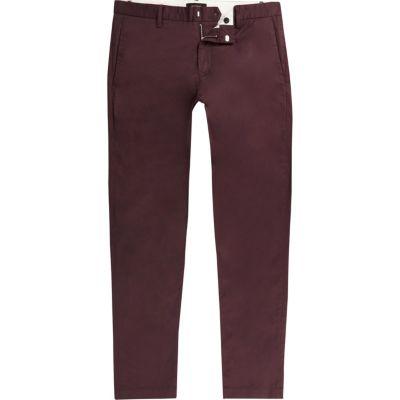 River Island Mens Darl Skinny Chino Trousers