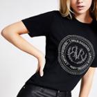 River Island Womens Embellished Boyfriend T-shirt