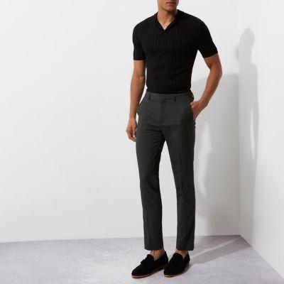 River Island Mens Skinny Fit Smart Pants