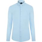 River Island Mens Muscle Fit Long Sleeve Button Up Shirt