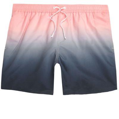 River Island Mens Ombre Swim Trunks