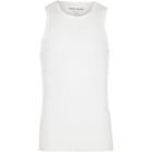 River Island Mens White Muscle Fitk