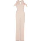 River Island Womens Frill Sleeve Cold Shoulder Jumpsuit