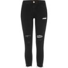 River Island Womens Petite Amelie Ripped Super Skinny Jeans
