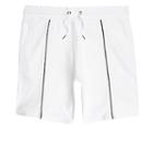River Island Mens White Piped Slim Fit Jersey Shorts