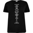 River Island Womens Plus Printed Short Sleeve T-shirt