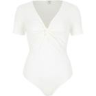 River Island Womens Knot Front Fitted Bodysuit