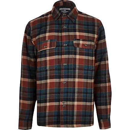 Mens Bellfield Check Padded Shirt