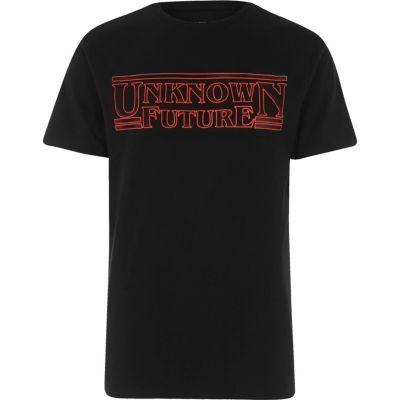 River Island Mens 'unknown Future' Print T-shirt
