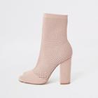 River Island Womens Flyknit Wide Fit Sock Boots