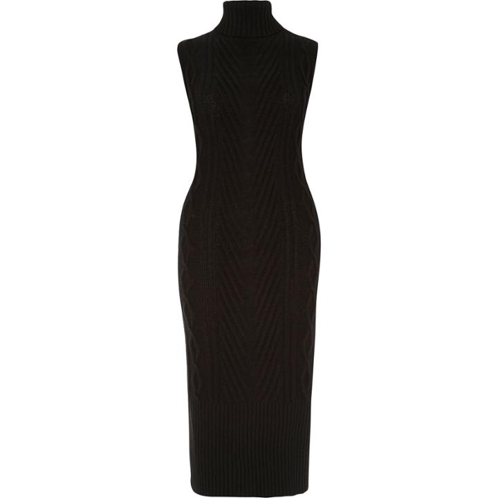 River Island Womens Cable Knit Tabard Dress