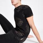 Mens Bellfield Fern Print T-shirt
