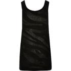 River Island Mens Slim Fit Knitted Mesh Tank