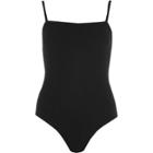 River Island Womens Rib Square Neck Cami Bodysuit