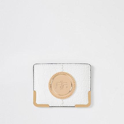 River Island Womens White Ri Card Holder