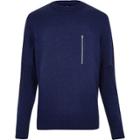 River Island Mens Ymc Zip Front Sweater