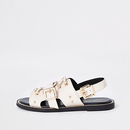River Island Womens Eyelet Fastening Sandal