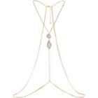 River Island Womens Gold Tone Chain Body Harness