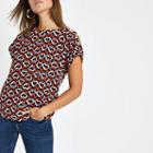 River Island Womens Heart Print T-shirt