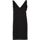 River Island Womens Ruffle V Neck Slip Dress