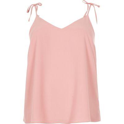 River Island Womens Plus Bow Shoulder Tie Strap Cami Top