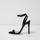 River Island Womens Wide Fit Barely There Sandals