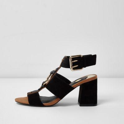 River Island Womens Ring Front Block Heel Sandals