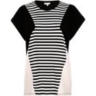 River Island Womens Stripe Color Block T-shirt