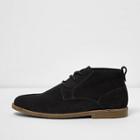 River Island Mens Wide Fit Suede Desert Boots